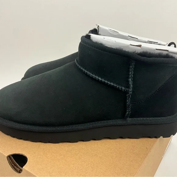 Ugg Ultra Mini Classic 1116109 Boots Black, Size Shoes Winter